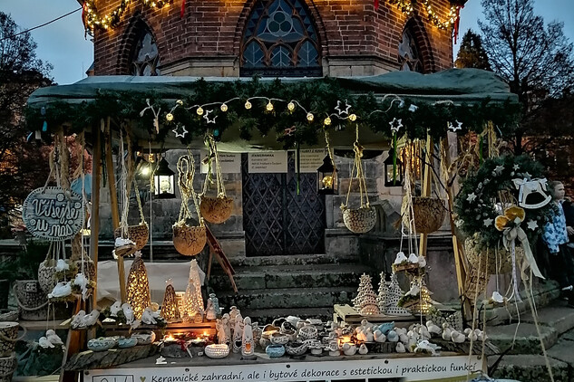 vánoční, trhy zámek Sychrov